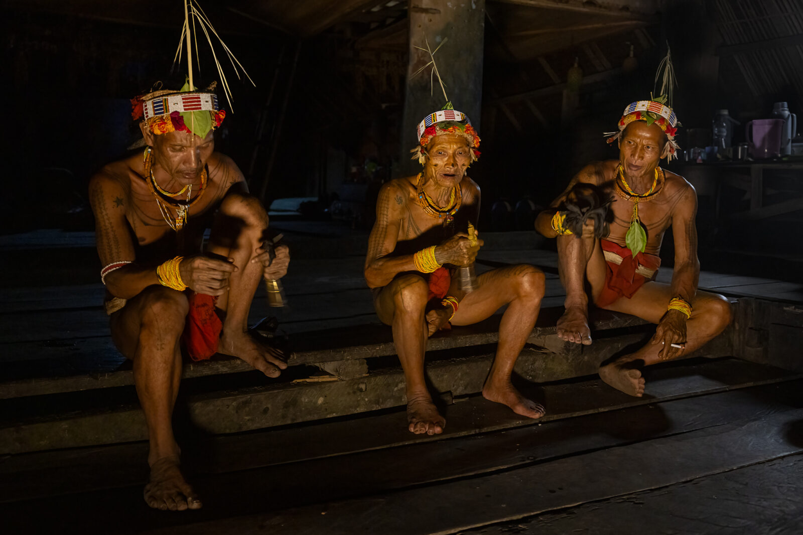 Mentawai shamans singing on Siberut