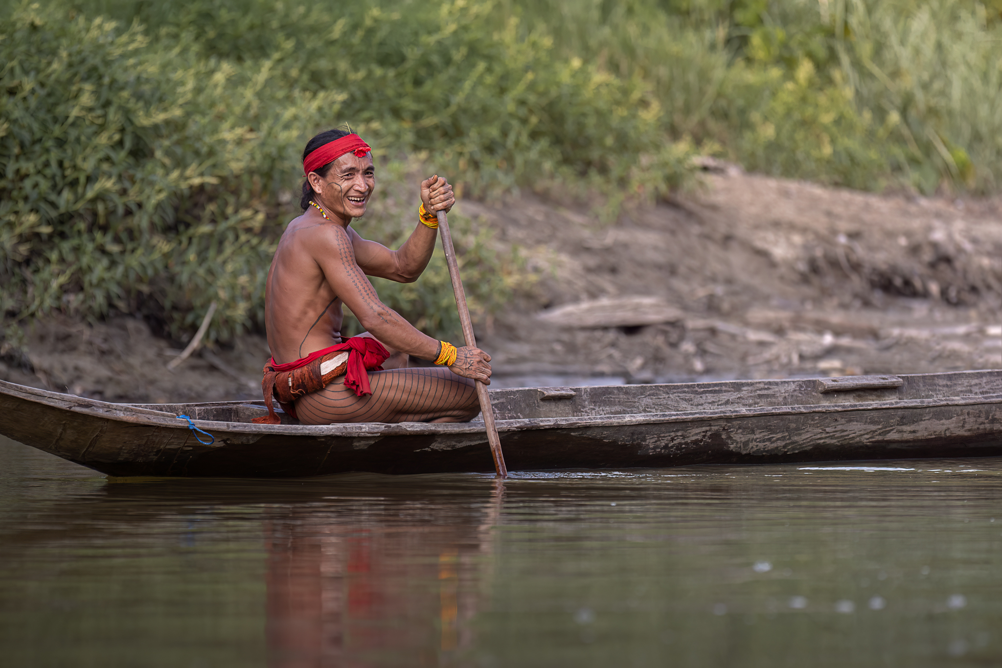 Mentawai tour shaman canoe siberut island