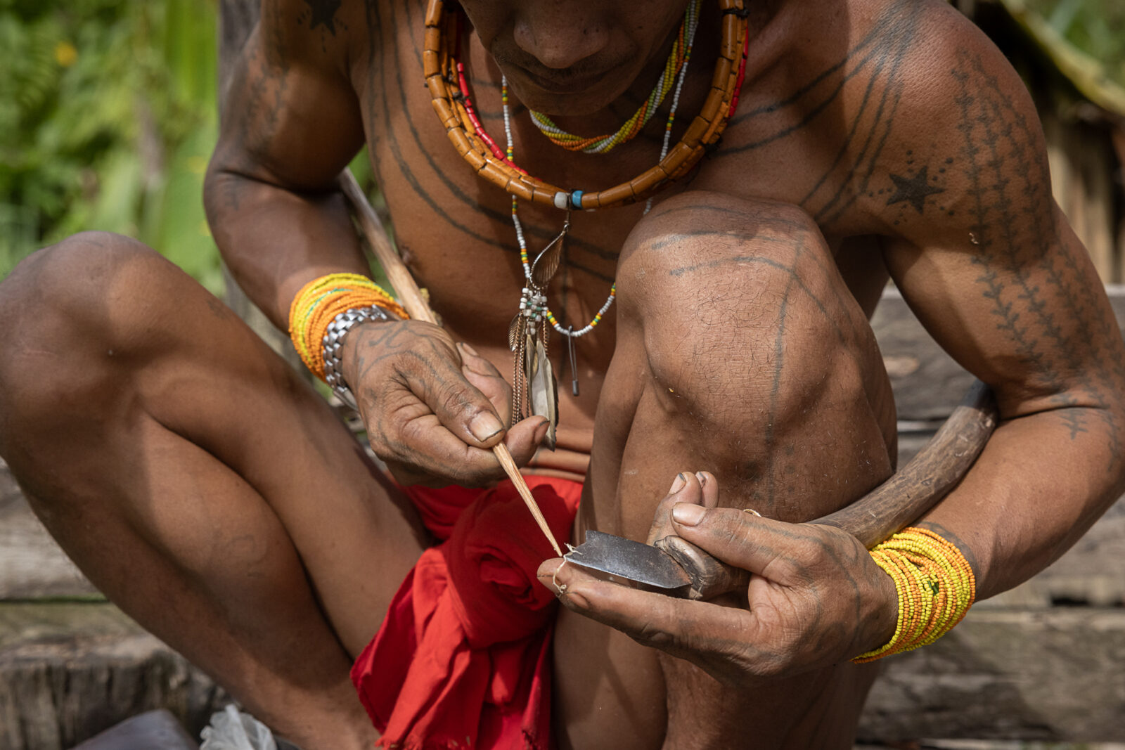 Mentawai traditional balugui knife tool