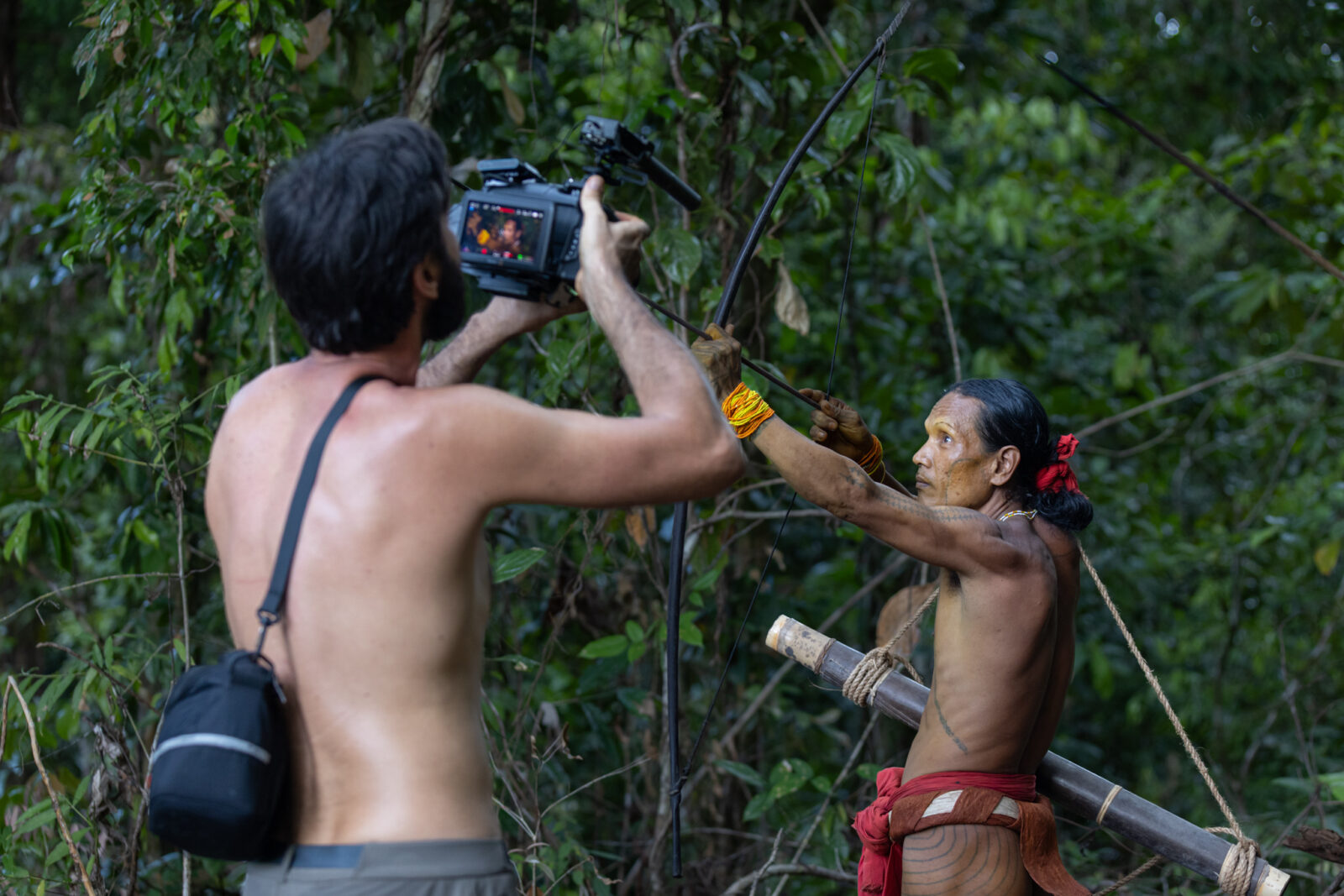 siberut island filming mentawai shaman hunting