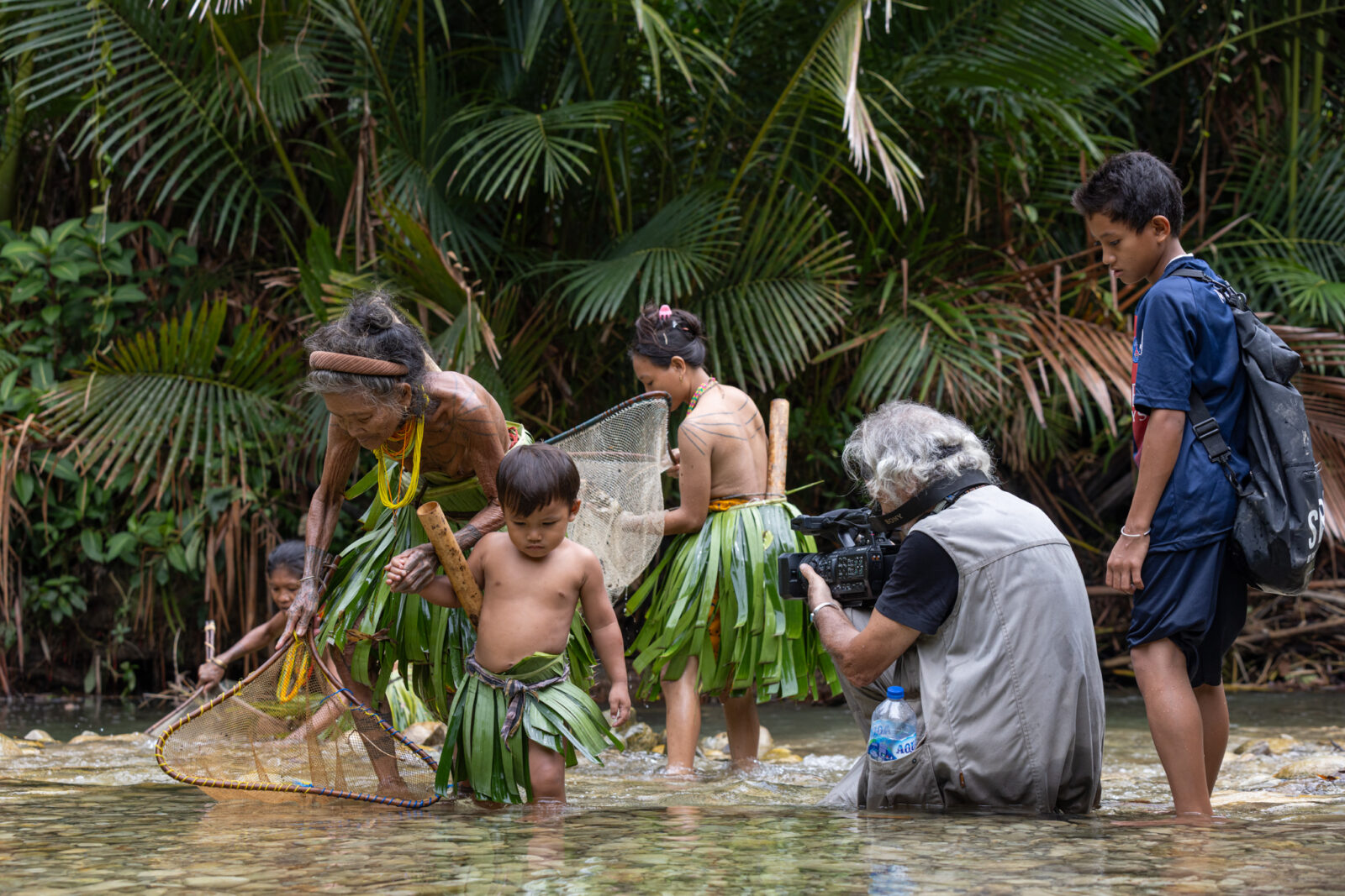 filming mentawai culture siberut island indonesia